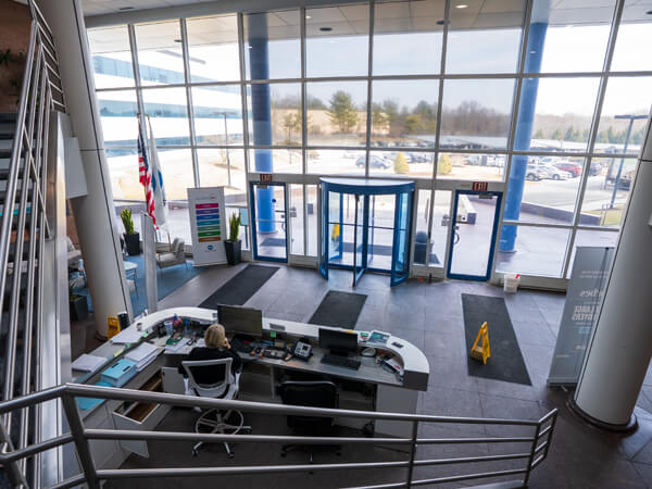 Commercial Construction Ramsey NJ - Konica Lobby